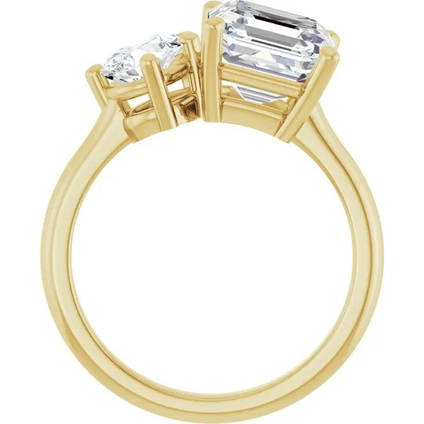 Two-Stone Engagement Ring Image 2 Jimmy Smith Jewelers Decatur, AL