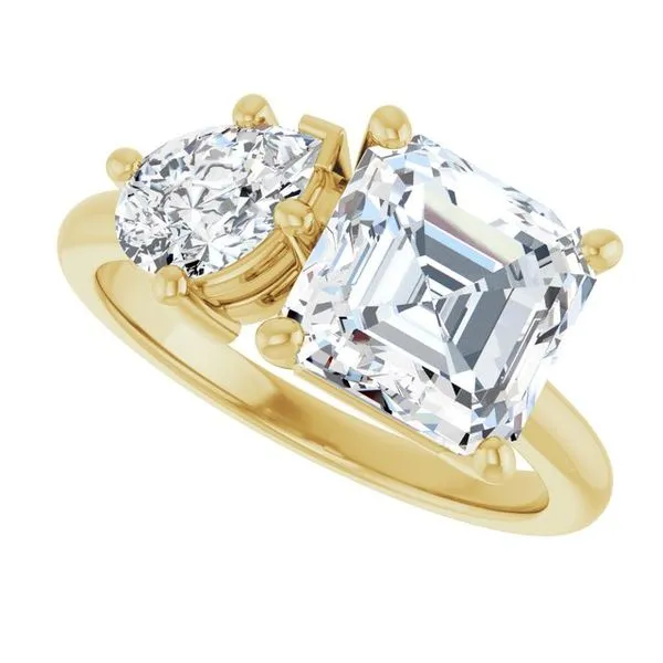 Two-Stone Engagement Ring Image 5 Raleigh Diamond Fine Jewelry Raleigh, NC