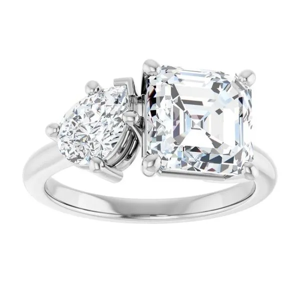 Two-Stone Engagement Ring Image 3 Mark Jewellers La Crosse, WI