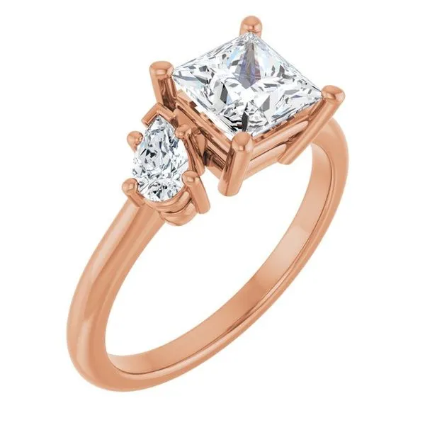 Two-Stone Engagement Ring J. West Jewelers Round Rock, TX