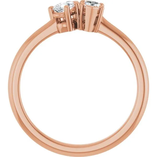 Two-Stone Engagement Ring Image 2 J. Thomas Jewelers Rochester Hills, MI