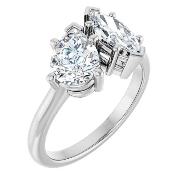 Two-Stone Engagement Ring Ocean View Jewelers Millville, DE