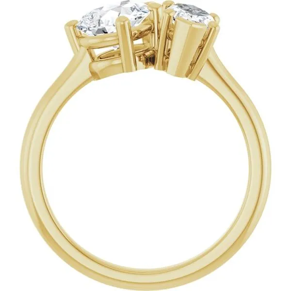 Two-Stone Engagement Ring Image 2 JF Jones Jewelers Rochester, NY