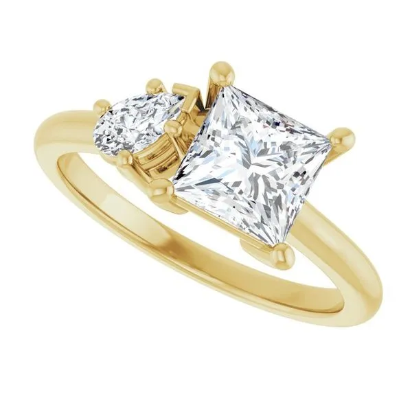 Two-Stone Engagement Ring Image 5 JF Jones Jewelers Rochester, NY