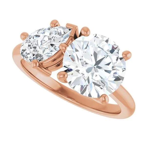 Two-Stone Engagement Ring Image 5 JF Jones Jewelers Rochester, NY