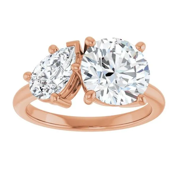 Two-Stone Engagement Ring Image 3 Mark Jewellers La Crosse, WI