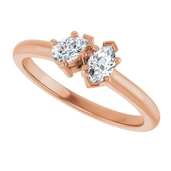 Two-Stone Engagement Ring Image 5 Jimmy Smith Jewelers Decatur, AL