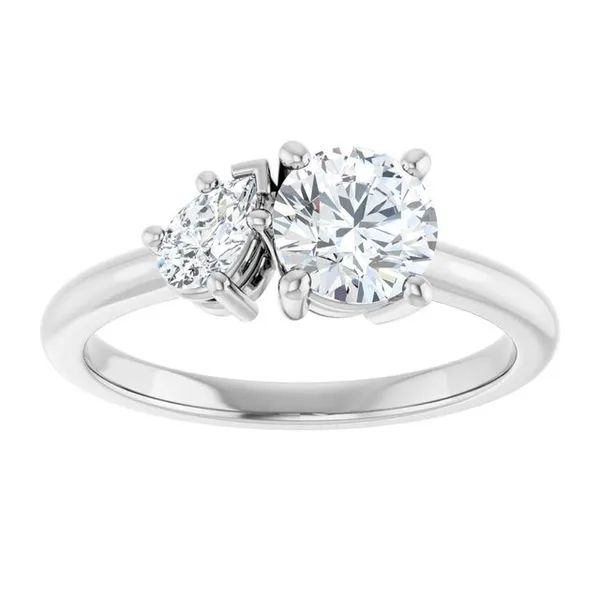 Two-Stone Engagement Ring Image 3 Michael Szwed Jewelers Longmeadow, MA