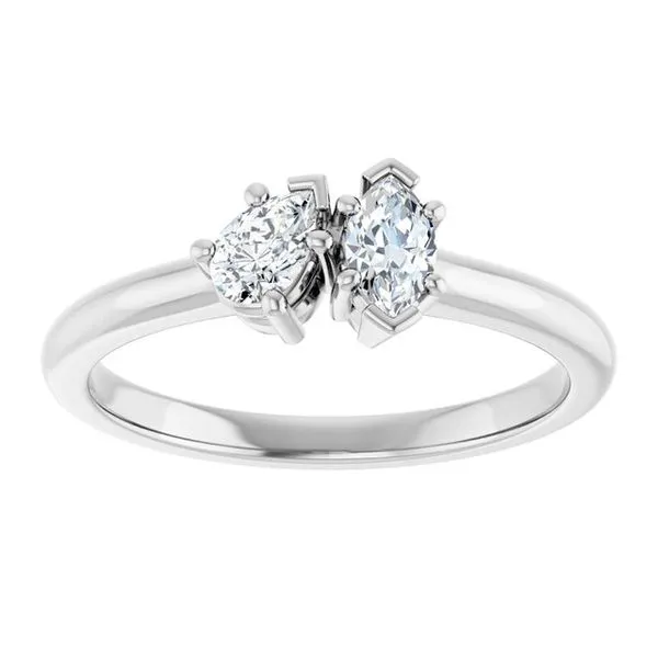 Two-Stone Engagement Ring Image 3 Futer Bros Jewelers York, PA
