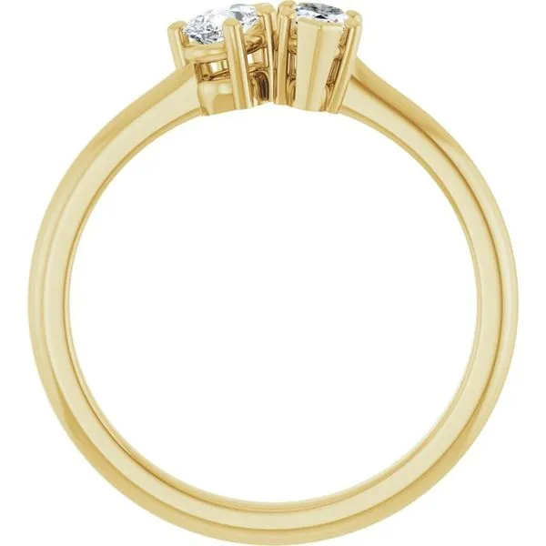 Two-Stone Engagement Ring Image 2 Don's Jewelry & Design Washington, IA