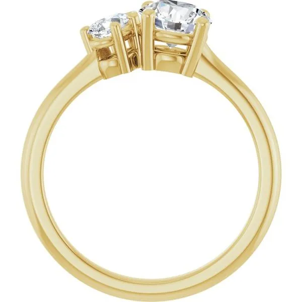 Two-Stone Engagement Ring Image 2 Michael Szwed Jewelers Longmeadow, MA