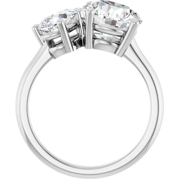 Two-Stone Engagement Ring Image 2 Morin Jewelers Southbridge, MA