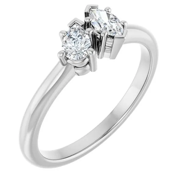 Two-Stone Engagement Ring Redlands Jewelers Redlands, CA