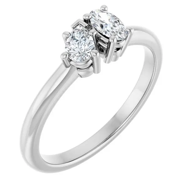 Two-Stone Engagement Ring Raleigh Diamond Fine Jewelry Raleigh, NC