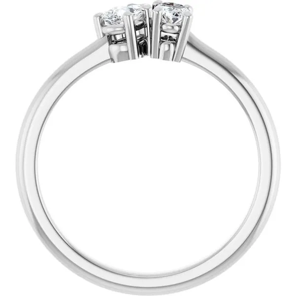 Two-Stone Engagement Ring Image 2 Vulcan's Forge LLC KANSAS CITY, MO