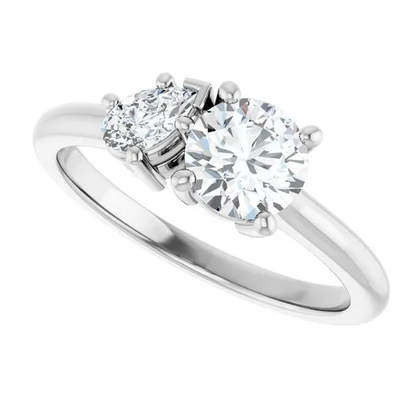 Two-Stone Engagement Ring Image 5 J. Thomas Jewelers Rochester Hills, MI