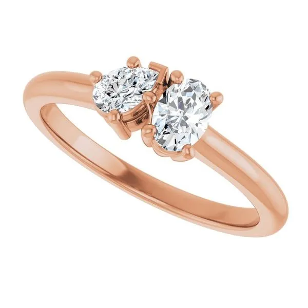 Two-Stone Engagement Ring Image 5 Futer Bros Jewelers York, PA