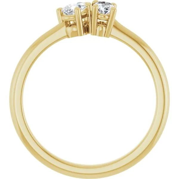 Two-Stone Engagement Ring Image 2 JF Jones Jewelers Rochester, NY