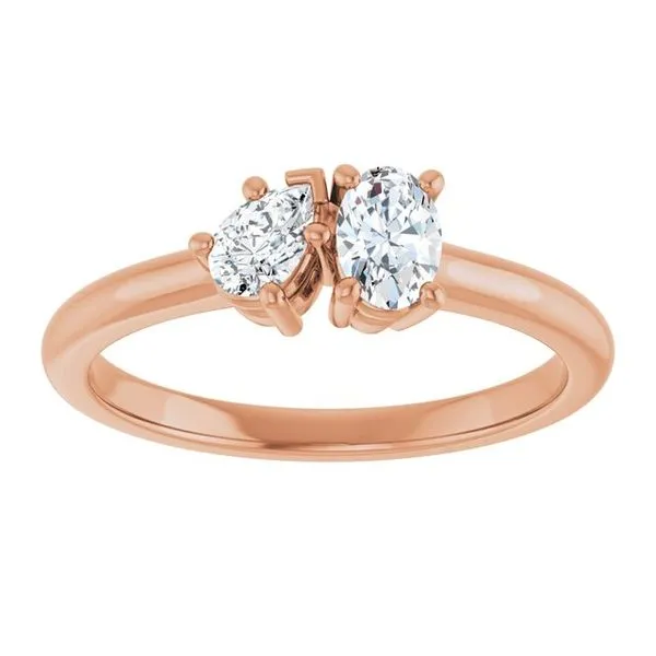 Two-Stone Engagement Ring Image 3 Austin's Fine Diamonds & Jewelry Lyndhurst, NJ