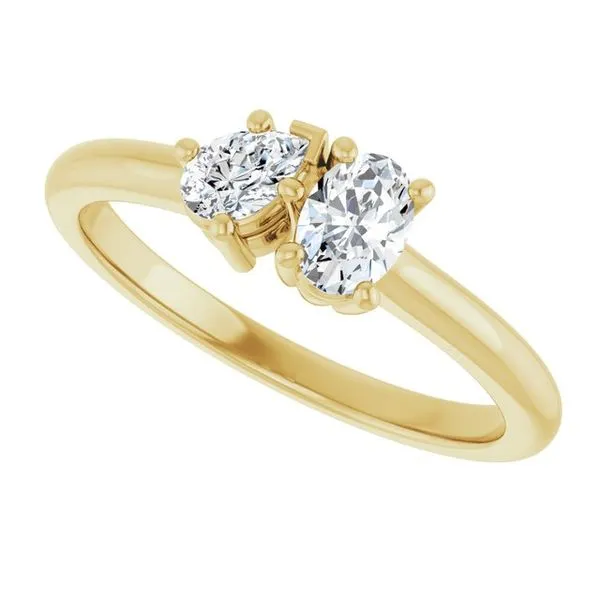 Two-Stone Engagement Ring Image 5 Mark Jewellers La Crosse, WI