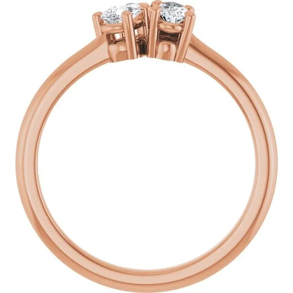 Two-Stone Engagement Ring Image 2 Vulcan's Forge LLC KANSAS CITY, MO