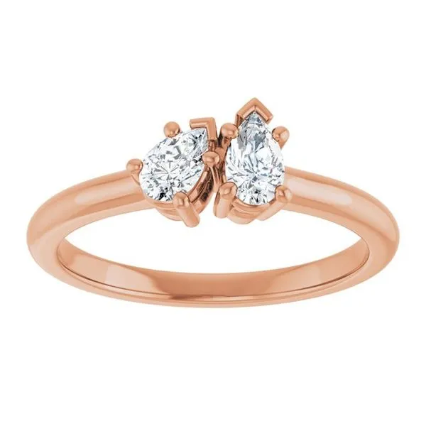 Two-Stone Engagement Ring Image 3 The Jewelry Source El Segundo, CA