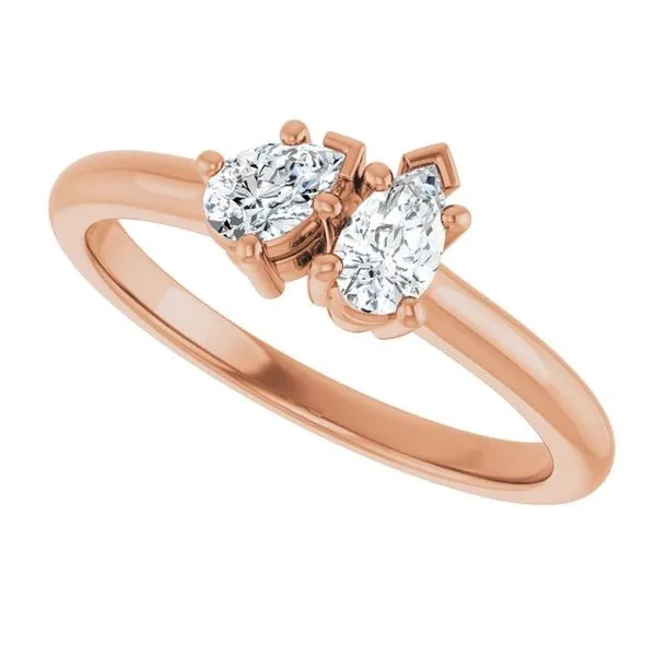 Two-Stone Engagement Ring Image 5 Don's Jewelry & Design Washington, IA