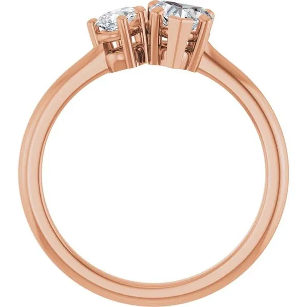 Two-Stone Engagement Ring Image 2 Arezzo Jewelers Elmwood Park, IL