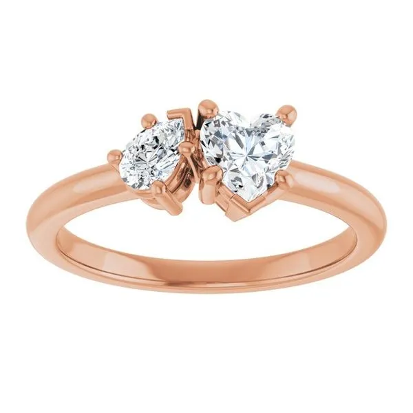 Two-Stone Engagement Ring Image 3 Michael Szwed Jewelers Longmeadow, MA