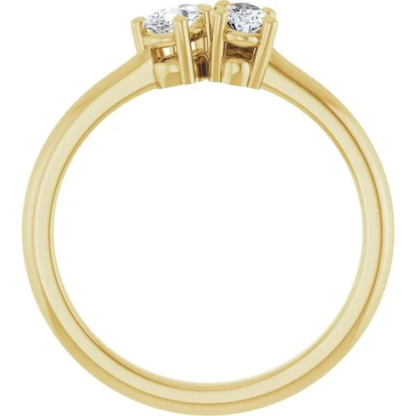 Two-Stone Engagement Ring Image 2 J. West Jewelers Round Rock, TX