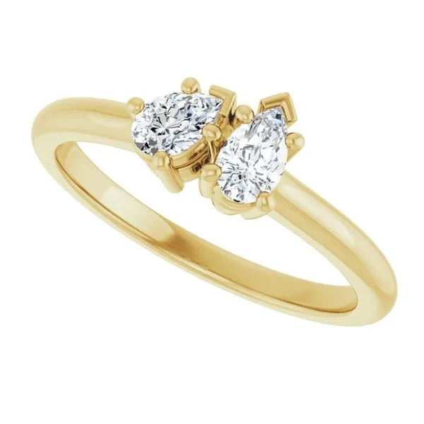 Two-Stone Engagement Ring Image 5 Michael Szwed Jewelers Longmeadow, MA