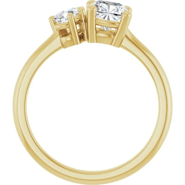 Two-Stone Engagement Ring Image 2 Michael Szwed Jewelers Longmeadow, MA