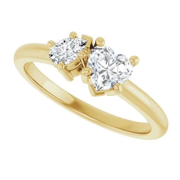 Two-Stone Engagement Ring Image 5 Jimmy Smith Jewelers Decatur, AL