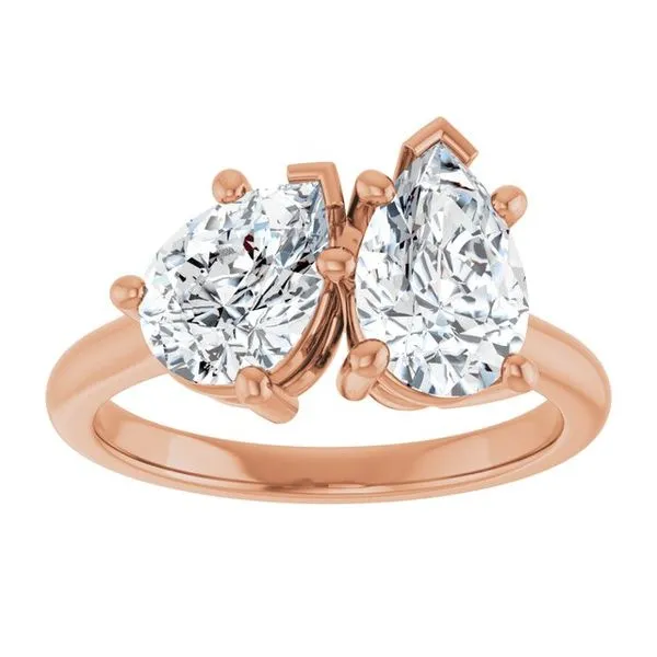 Two-Stone Engagement Ring Image 3 J. Thomas Jewelers Rochester Hills, MI