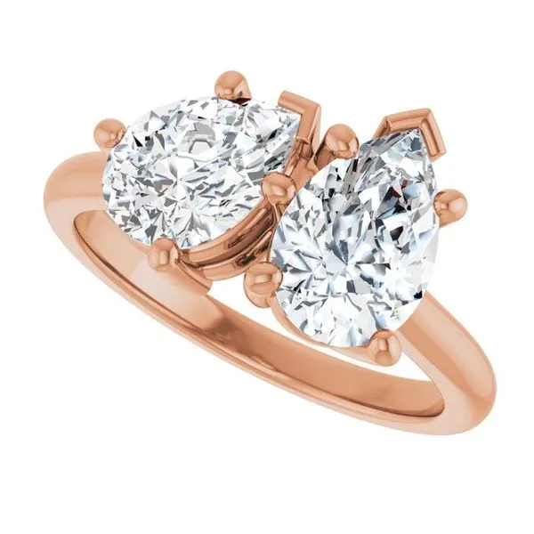 Two-Stone Engagement Ring Image 5 Austin's Fine Diamonds & Jewelry Lyndhurst, NJ