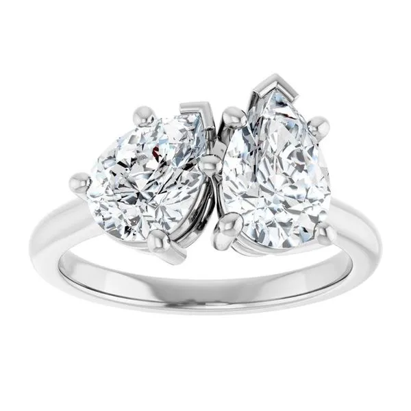 Two-Stone Engagement Ring Image 3 Futer Bros Jewelers York, PA