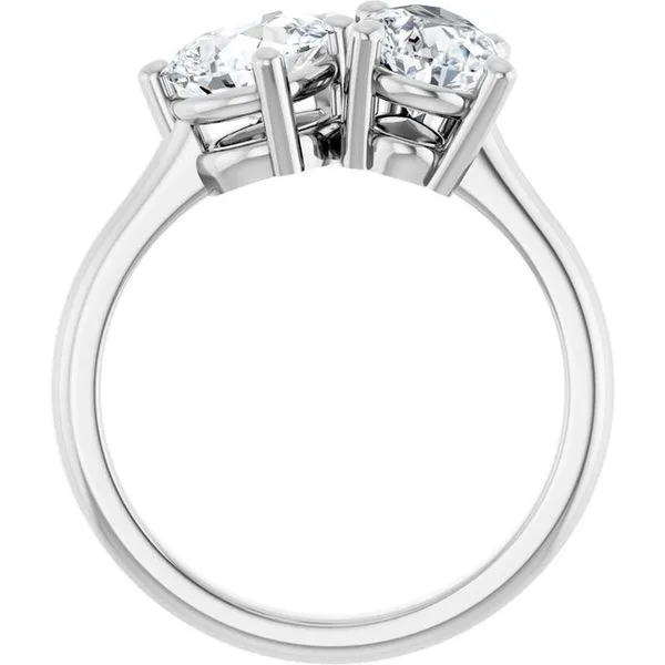 Two-Stone Engagement Ring Image 2 Don's Jewelry & Design Washington, IA