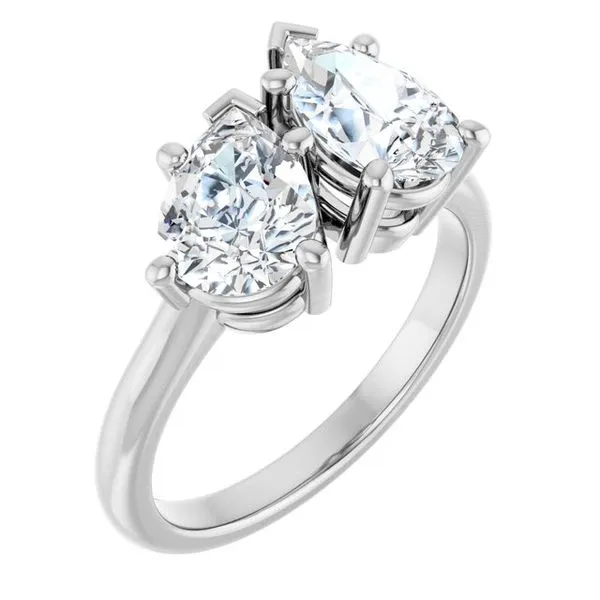 Two-Stone Engagement Ring The Jewelry Source El Segundo, CA