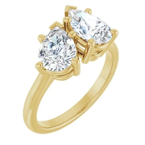 Two-Stone Engagement Ring Ocean View Jewelers Millville, DE