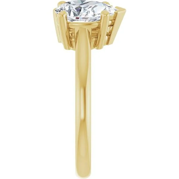 Two-Stone Engagement Ring Image 4 Vulcan's Forge LLC KANSAS CITY, MO