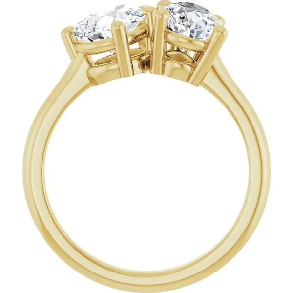 Two-Stone Engagement Ring Image 2 Don's Jewelry & Design Washington, IA