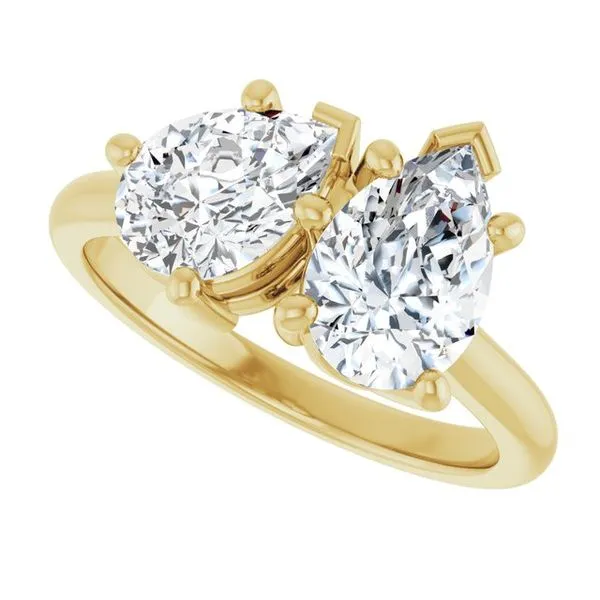 Two-Stone Engagement Ring Image 5 Jimmy Smith Jewelers Decatur, AL