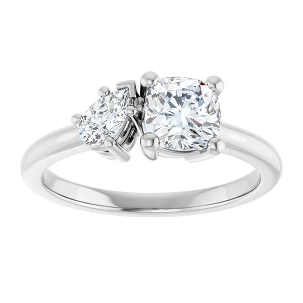 Two-Stone Engagement Ring Image 3 Raleigh Diamond Fine Jewelry Raleigh, NC