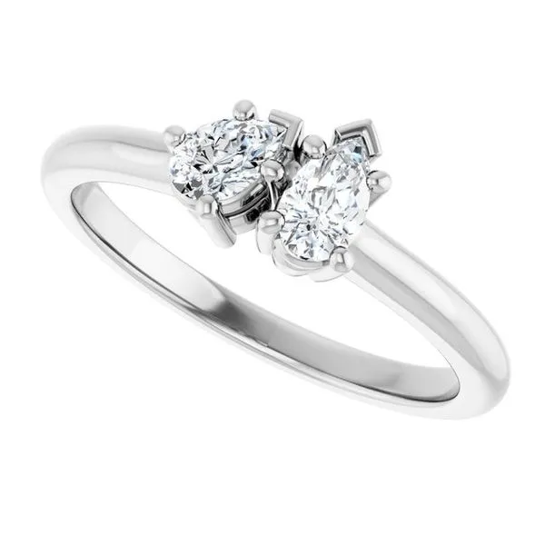 Two-Stone Engagement Ring Image 5 J. Thomas Jewelers Rochester Hills, MI