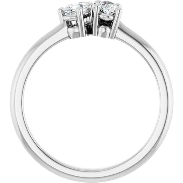 Two-Stone Engagement Ring Image 2 J. West Jewelers Round Rock, TX