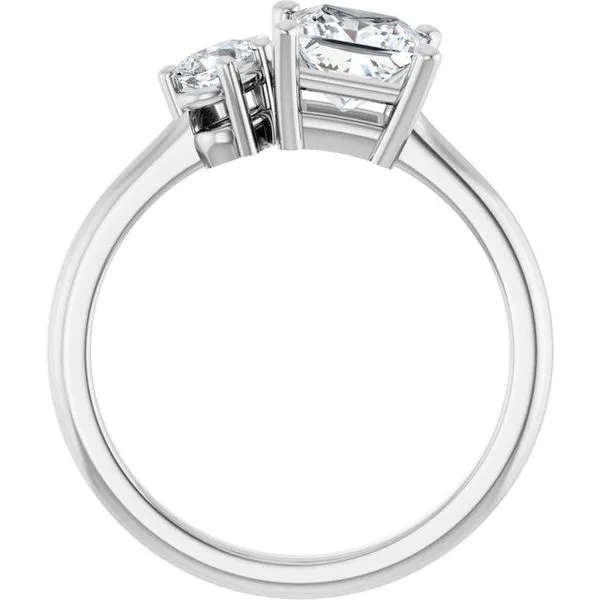 Two-Stone Engagement Ring Image 2 Michael Szwed Jewelers Longmeadow, MA