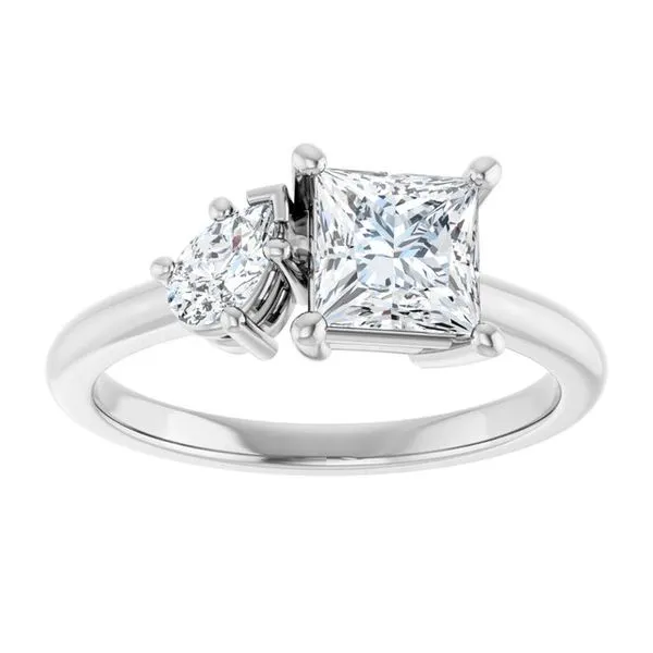 Two-Stone Engagement Ring Image 3 Clater Jewelers Louisville, KY