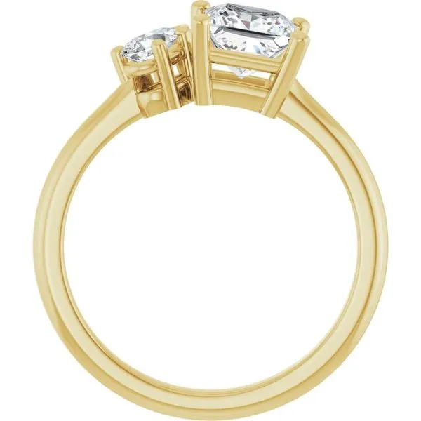 Two-Stone Engagement Ring Image 2 Arezzo Jewelers Elmwood Park, IL