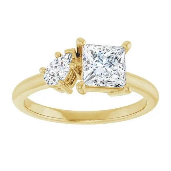 Two-Stone Engagement Ring Image 3 Arezzo Jewelers Elmwood Park, IL