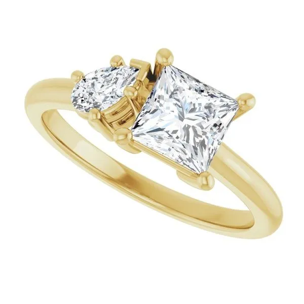 Two-Stone Engagement Ring Image 5 Michael Szwed Jewelers Longmeadow, MA